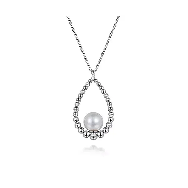 SS Pearl Drop Pendant