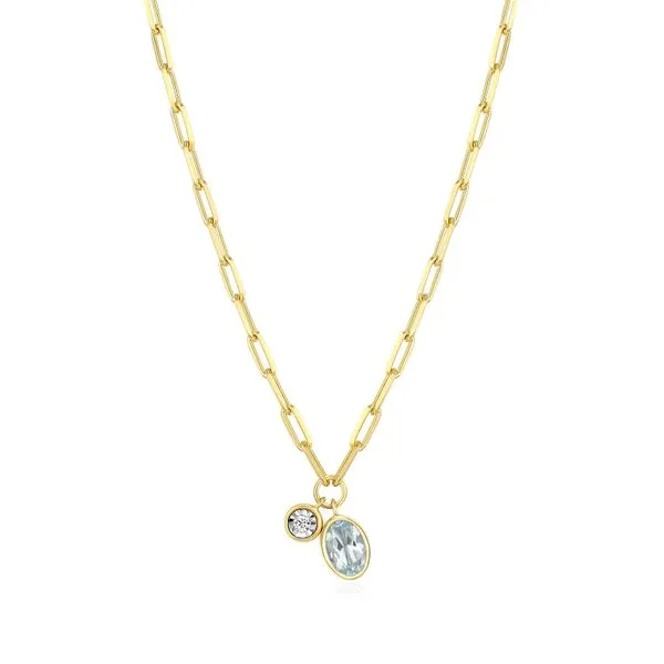 BP/SS Aquamarine Necklace Carroll's Jewelers Doylestown, PA