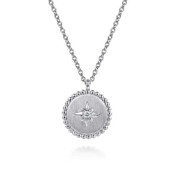 SS Starburst Medallion Pendant Carroll's Jewelers Doylestown, PA