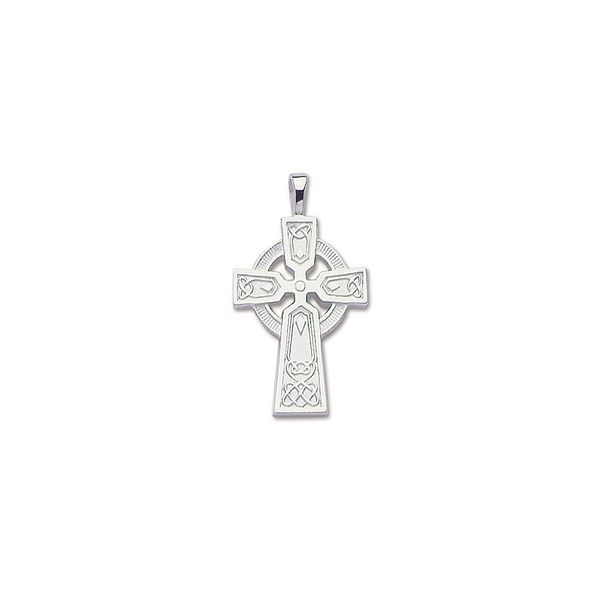 Sterling Silver Solid Small Celtic Cross Carroll's Jewelers Doylestown, PA