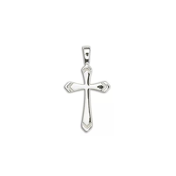 SS Groved Cross and chain Carroll's Jewelers Doylestown, PA