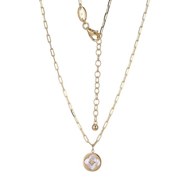 GP/SS MOP Clover Pendant Carroll's Jewelers Doylestown, PA