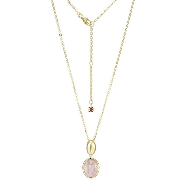 GP/SS Rose Quartz Pendant Carroll's Jewelers Doylestown, PA