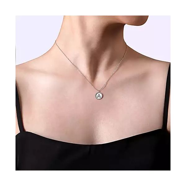 SS Diamond Initial A Image 2 Carroll's Jewelers Doylestown, PA