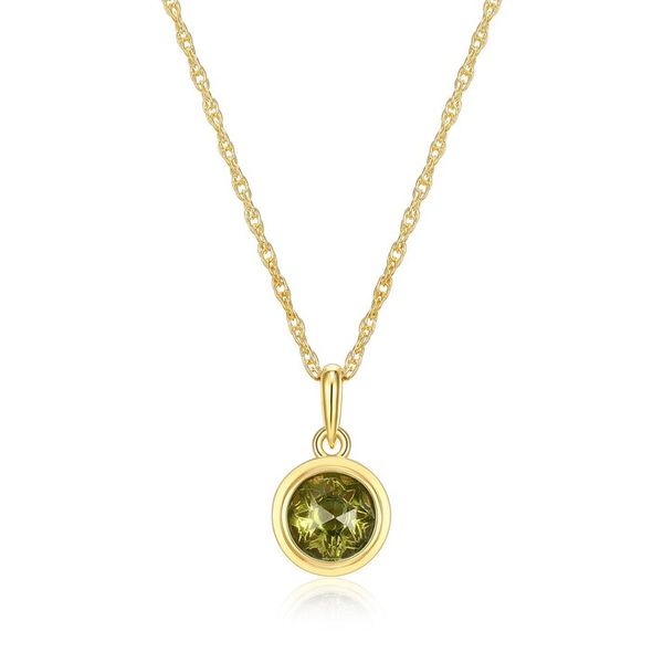 GP/SS Peridot Pendant Carroll's Jewelers Doylestown, PA