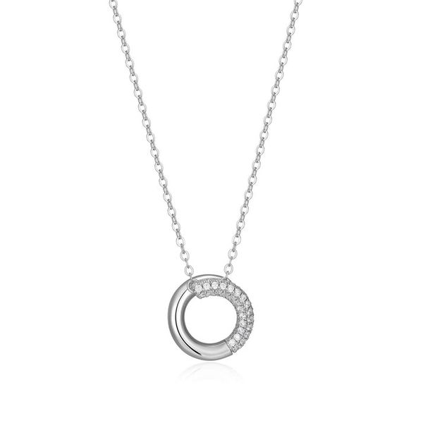 SS CZ Circle Necklace Carroll's Jewelers Doylestown, PA