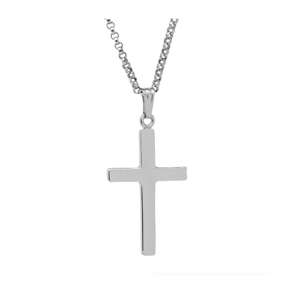Silver Plain Cross Pendant Carroll's Jewelers Doylestown, PA