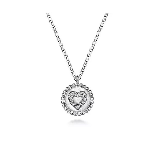 SS Diamond Heart Medallian Carroll's Jewelers Doylestown, PA