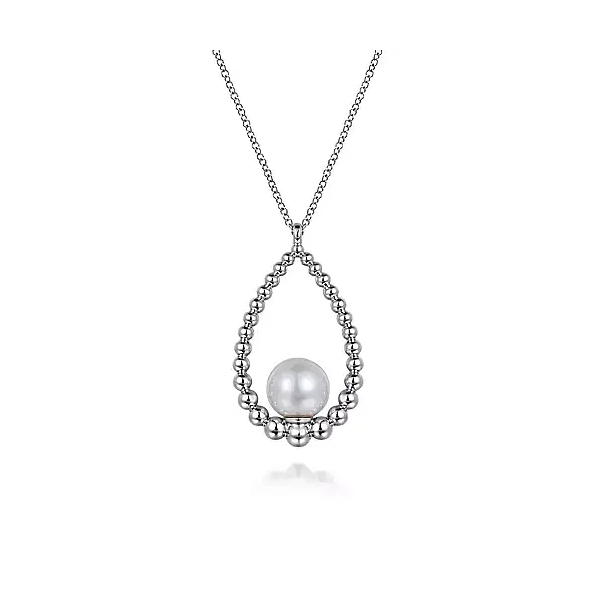 SS Pearl Drop Pendant Carroll's Jewelers Doylestown, PA