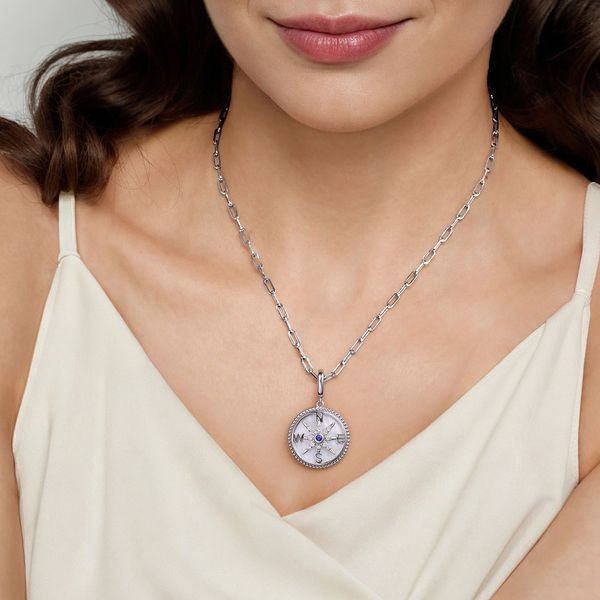 Gabriel Compass Pendant Charm Image 2 Carroll's Jewelers Doylestown, PA