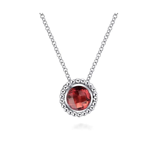 Gabriel Bujukan SS Garnet Pendant Carroll's Jewelers Doylestown, PA