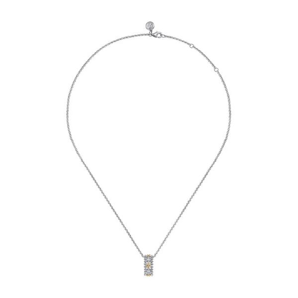 2 Tone Gold and Silver Fashion Pendant Image 2 Carroll's Jewelers Doylestown, PA