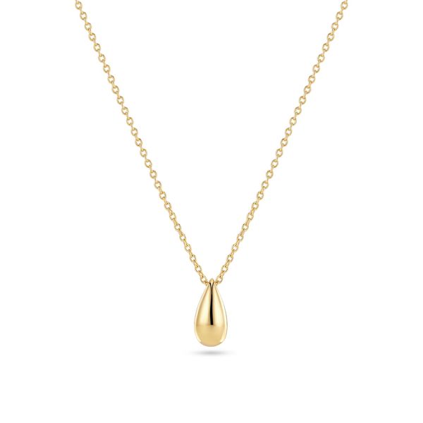 GP/SS polished teardrop pendant Carroll's Jewelers Doylestown, PA