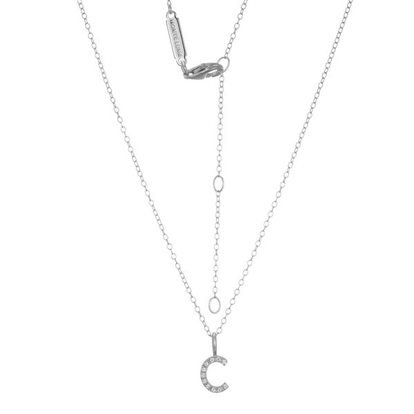 SS Diamond Initial C Necklace Carroll's Jewelers Doylestown, PA