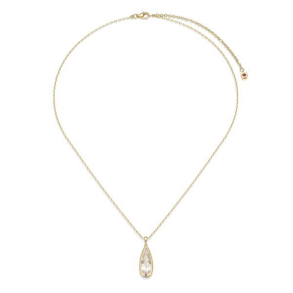 SS/GP CZ Solitaire Pendant Carroll's Jewelers Doylestown, PA