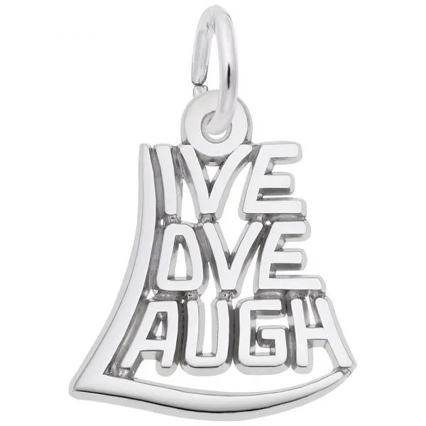 Sterling Silver Charm - Live Love Laugh similar item image
