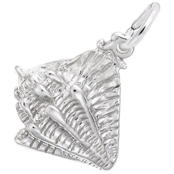 Sterling Silver Conch Shell Charm Carroll's Jewelers Doylestown, PA