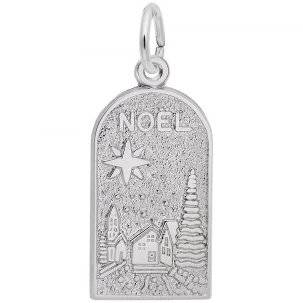 Sterling Silver Noel Charm