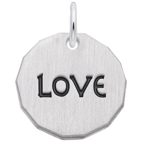 Sterling Silver Love Charm Carroll's Jewelers Doylestown, PA