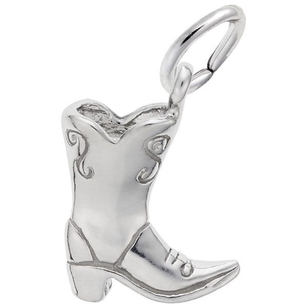 Sterling Silver Cowboy Boot Charm Carroll's Jewelers Doylestown, PA
