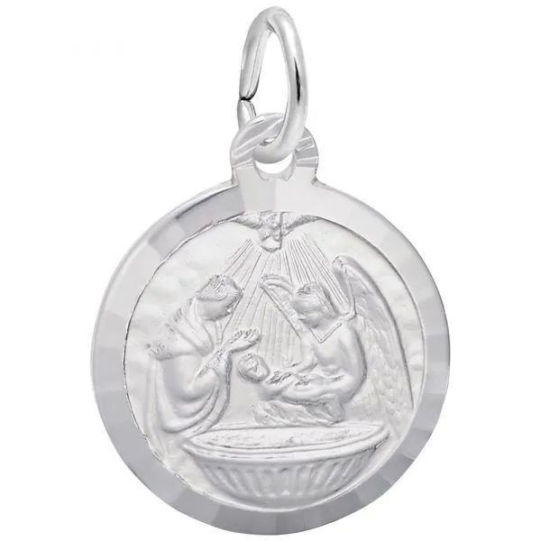 Sterling Silver Baptism Charm Carroll's Jewelers Doylestown, PA