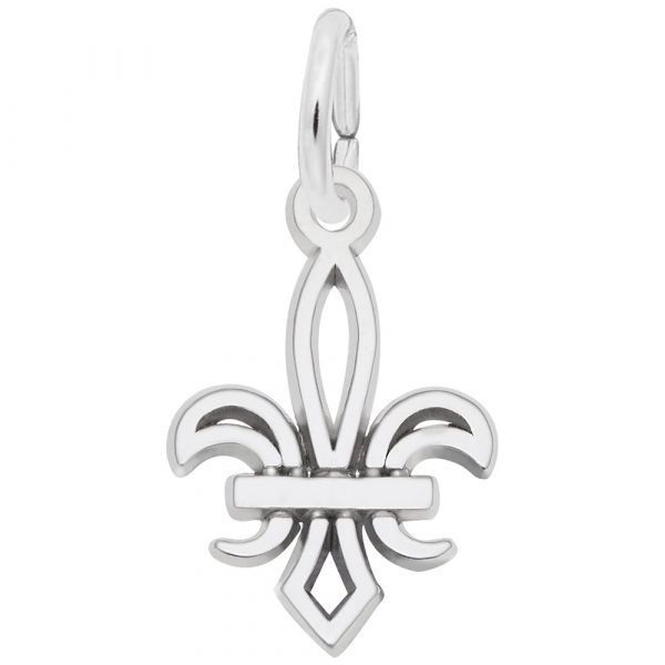 Sterling Silver Fleur de Lis Charm Carroll's Jewelers Doylestown, PA