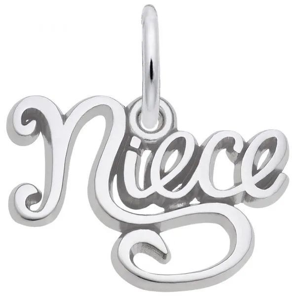 Sterling Silver Niece Charm Carroll's Jewelers Doylestown, PA