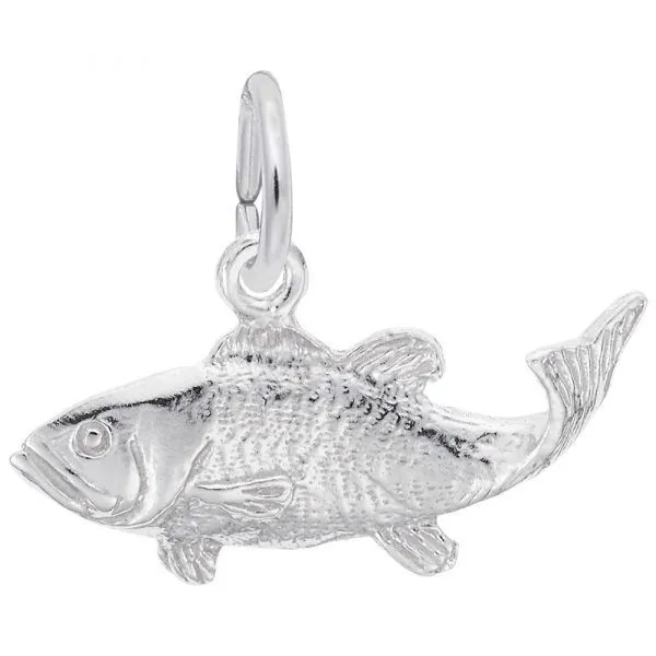 Sterling Silver Fish Charm Carroll's Jewelers Doylestown, PA