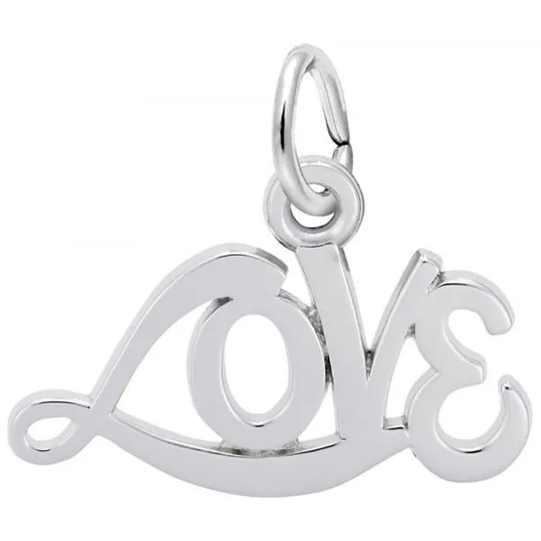 Sterling Silver Love Charm