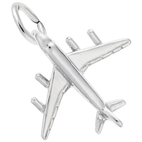 Sterling Silver Airplane Charm Carroll's Jewelers Doylestown, PA