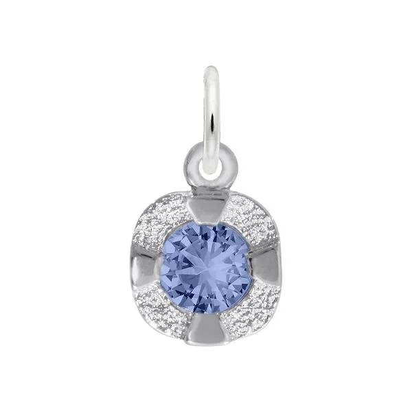 SS September Birthstone Charm Carroll's Jewelers Doylestown, PA