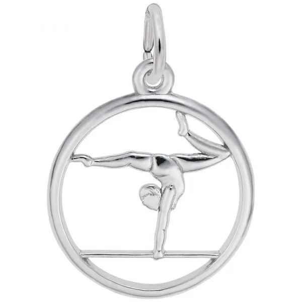 Sterling Silver Gymnast Charm Carroll's Jewelers Doylestown, PA