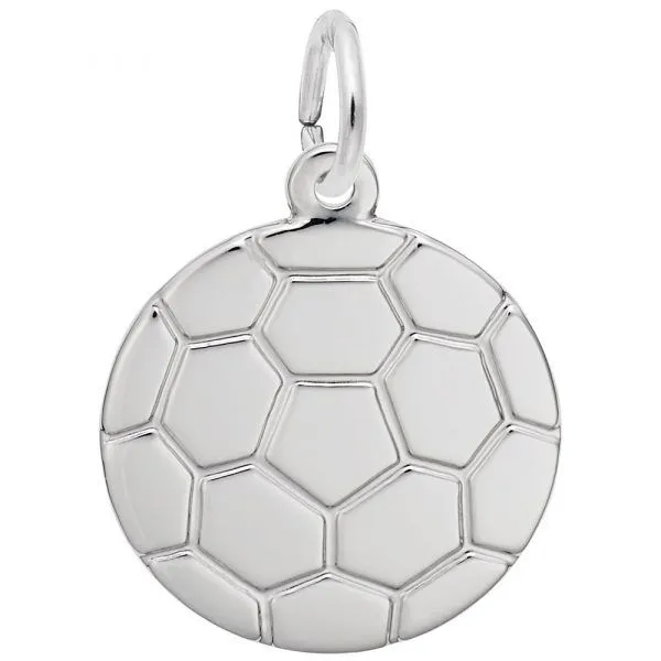 Sterling Silver Soccer Ball Charm Carroll's Jewelers Doylestown, PA