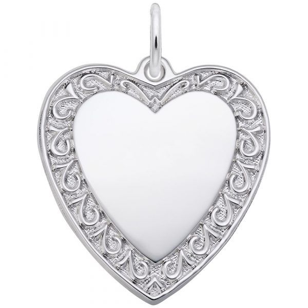 Sterling Silver Heart Charm Carroll's Jewelers Doylestown, PA