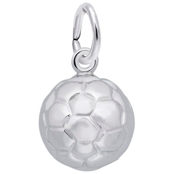 Sterling Silver Soccer Ball Charm Carroll's Jewelers Doylestown, PA