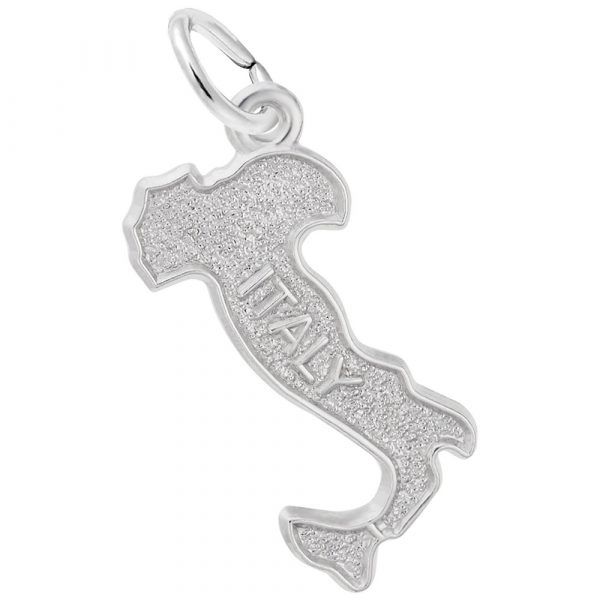 Sterling Silver Italy Charm Carroll's Jewelers Doylestown, PA