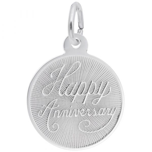 Sterling Silver Anniversary Charm Carroll's Jewelers Doylestown, PA