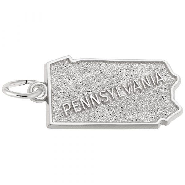 Sterling Silver Pennsylvania Charm Carroll's Jewelers Doylestown, PA