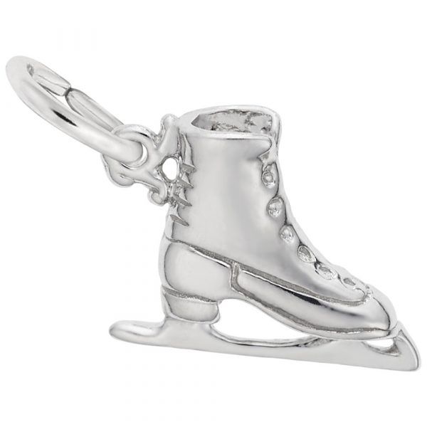 Sterling Silver Ice Skate Charm Carroll's Jewelers Doylestown, PA