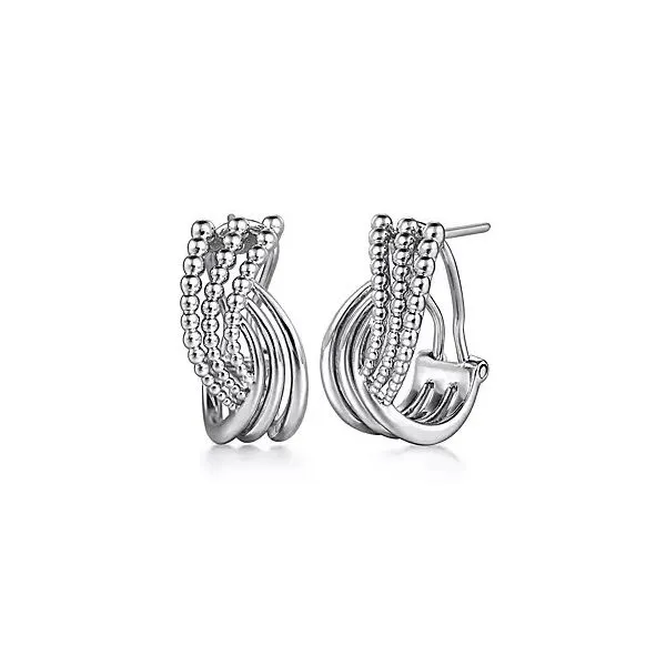 Omega closure hotsell earrings