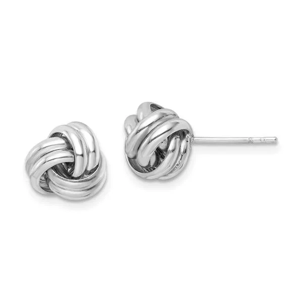 SS Knot Stud Earrings Carroll's Jewelers Doylestown, PA