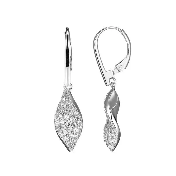 SS CZ Dangle Earrings Carroll's Jewelers Doylestown, PA