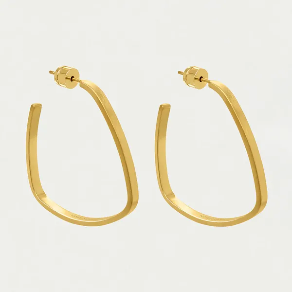 Dean Davidson 22kt Yellow Gold Plated Square Hoop Earrings Carroll's Jewelers Doylestown, PA