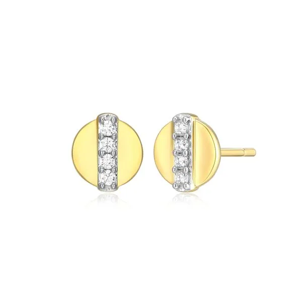 GP/SS Stud Earrings with diamonds