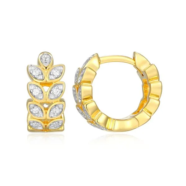 GP/SS Lab grown Diamond Huggie Earrings Carroll's Jewelers Doylestown, PA