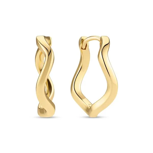 GP/SS Sif Jakobs Wave Hoop Earrings