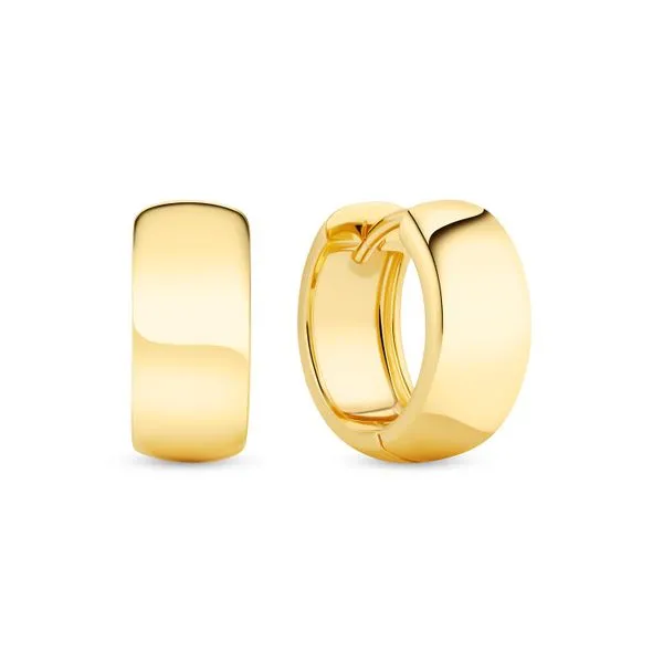 GP/SS wide huggie hoop earrings