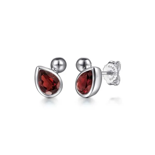 Gabriel Garnet Stud Earrings Carroll's Jewelers Doylestown, PA