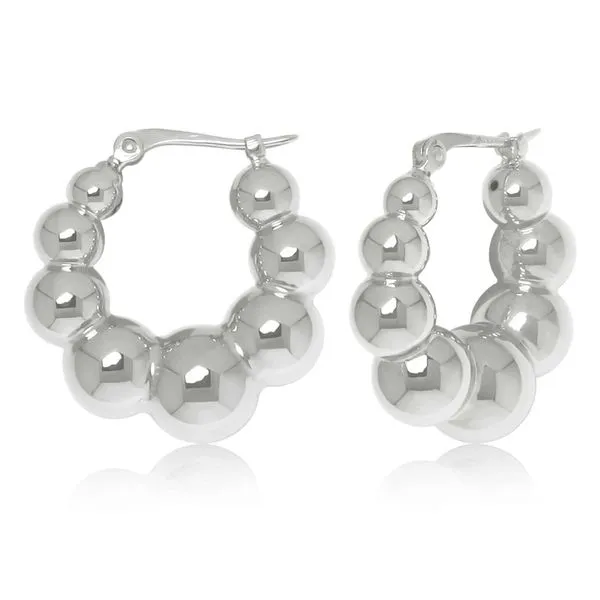 SS Ball Hoop Earrings Carroll's Jewelers Doylestown, PA