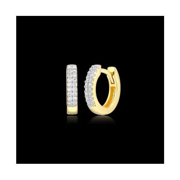 GP/SS LG Diamond Huggies Carroll's Jewelers Doylestown, PA